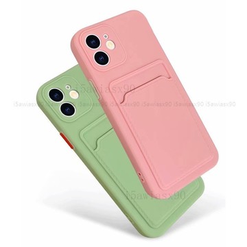 iPhone 13 12 11 Pro Max XS MAX XR 手機殼 一體卡包 鏡頭包覆 保護套 磨砂插卡套 軟殼