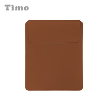 【Timo】Apple iPad / 三星平板 10.9吋以下通用 輕薄皮革收納包 筆電內袋-焦糖棕