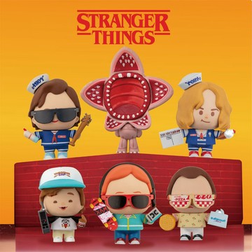 🚚台灣出貨🚚正版 Stranger Things 怪奇物語周邊手辦 冰淇淋店 玩偶 DIY拼裝擺件 裝飾擺件 交換禮物
