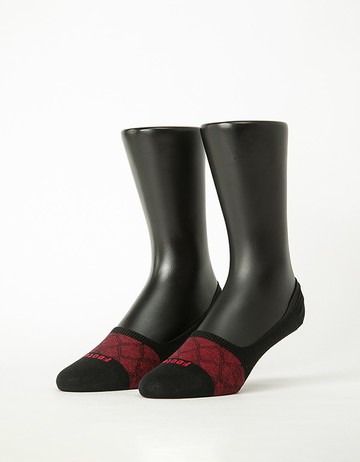 網狀低型隱形襪- 黑