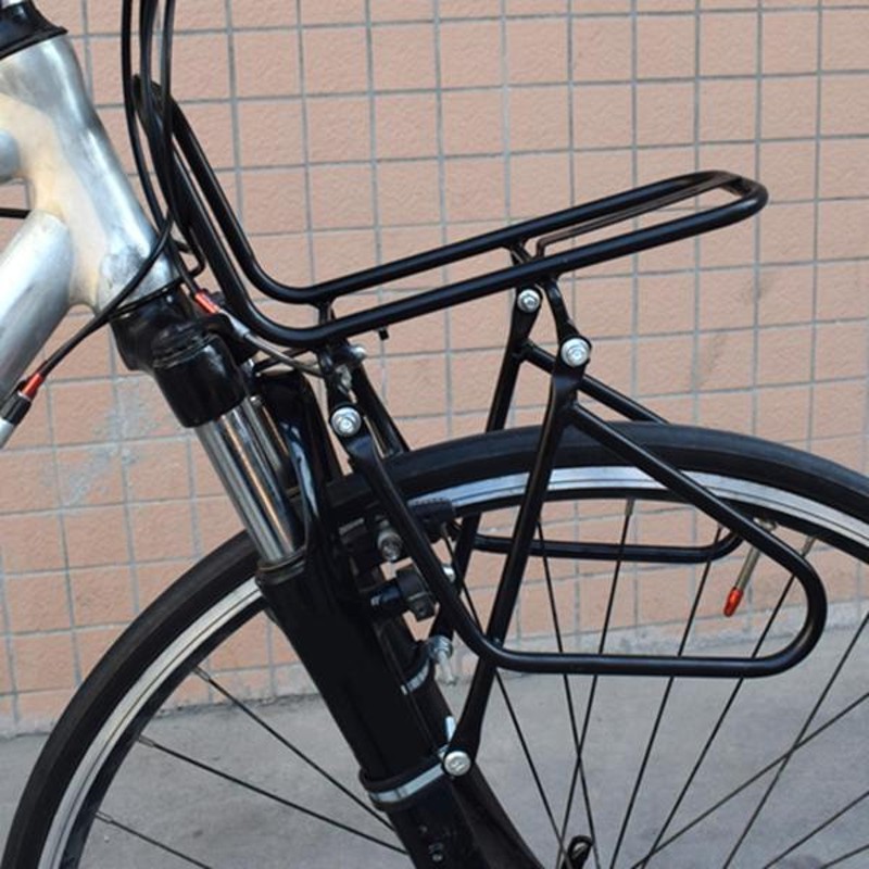 マウンテンバイク用の自転車フロントラック自転車キャリア頑丈な
