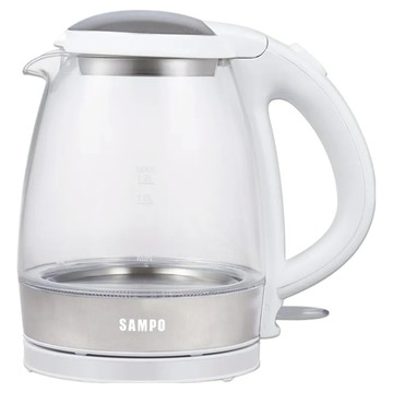 SAMPO 聲寶 輕巧型玻璃快煮壺 1.2L  KP-CA12G