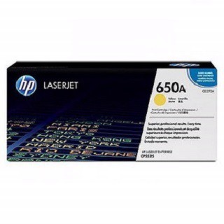 HP CE272A/272A/272/650A 原廠黃色碳粉匣 HP CLJ Enterprise CP5525dn/CP5525n/M750dn/M750n