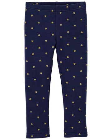 Baby Heart Cozy Fleece Leggings