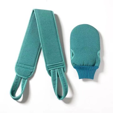 3件套粗砂拉背巾搓澡巾雙麵傢居傢泡澡浴墊防護耐磨舒適擦背澡巾 0 X 9 H C