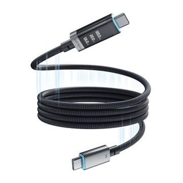 CUKTECH 酷態科 磁吸編織充電傳輸數顯線 Type-C PD CMC615P 240W