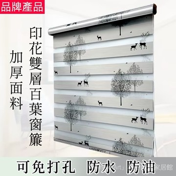 加厚捲簾 羅馬簾 百葉窗簾 窗簾 臥室全遮光 斑馬簾 柔紗簾 免打孔防曬客廳 防水浴簾 臥室提拉升降簾 調光簾 浴室防水