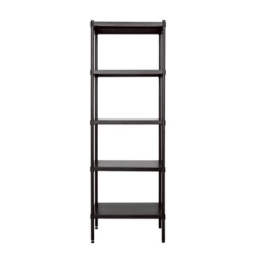 【dayneeds】極致工藝 60x35x180公分 五層烤黑鐵板層架