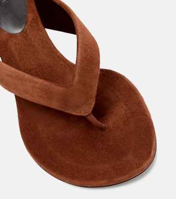 Le Monde Béryl Micro Wedge 40 suede thong sandals