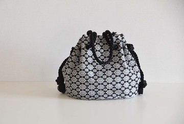 【數量限定 頂級款】義大利製 四葉幸運草圖案 提花 2way 海洋風手提包 單色調