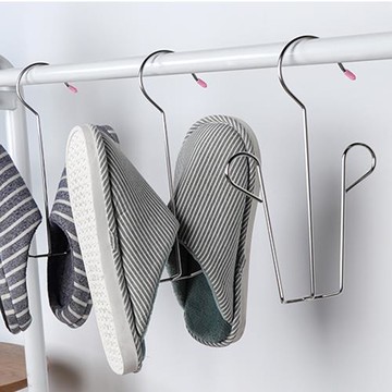 E.City_不鏽鋼加粗款晾曬鞋掛架(3入)