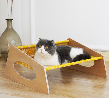 貓窩四季通用夏季可拆洗夏天小型寵物用品行軍床離地貓咪離地涼窩【林之舍】