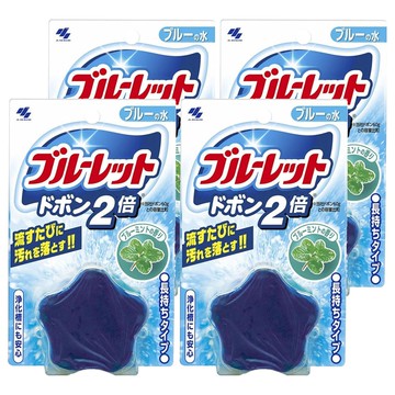 KOBAYASHI 小林製藥 BLUELET 星星馬桶球 藍色薄荷  120g  4個