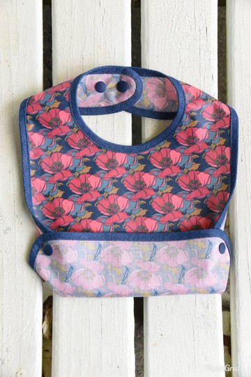 單寧 防水立體圍兜