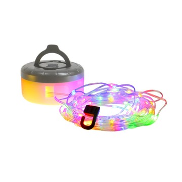 [家速配]【露營用品】銀河氛圍捲尺燈-彩光