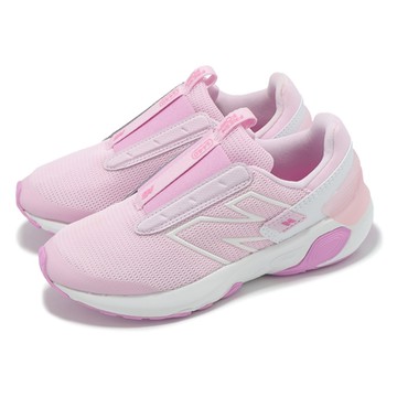 New Balance 慢跑鞋 Fresh Foam X 1440 Slip on 寬楦 童鞋 中童 粉紅 套入式 運動鞋 PA1440LP-W
