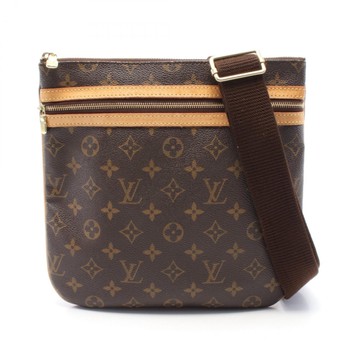 LOUIS VUITTON LV 路易威登 棕色 原花帆布 Pochette Bosphore 肩背包 M40044 【二手名牌BRAND OFF】