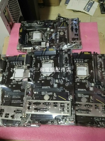 技嘉H110-D3A D3主機板 支援6-7代處理器 PCI插槽 九針COM接口 實物圖片展示【三和電腦配件店】