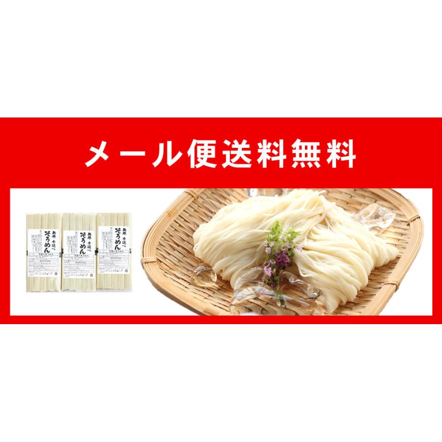 長崎特産 島原手延べそうめん にゅうめん 素麺 15束入り ご家庭用 メール便送料無料