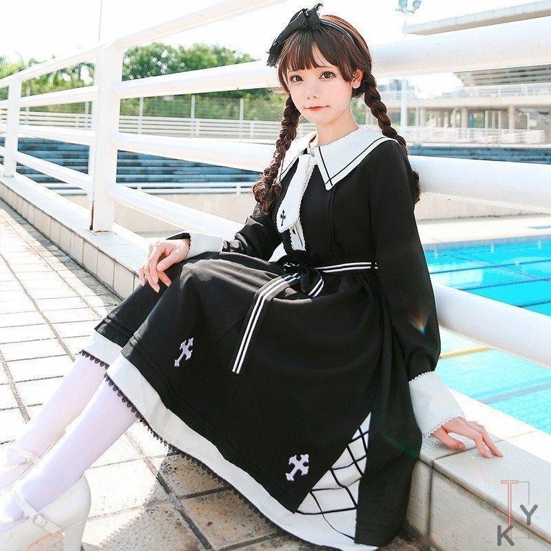 ワンピース 森ガール cosplay lolita 学生服 ロリータ 女装 コスプレ