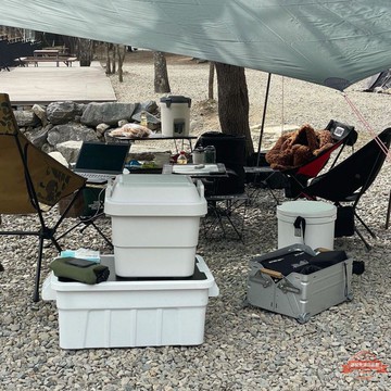 thor帶蓋周轉搬運收納箱 日韓大容量加厚儲物箱 高顏值車載整理箱