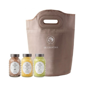 【阿嬤的配方】漫步雲端泡腳組｜足浴鹽-鎂鹽升級版 1罐+沐足袋