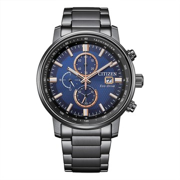 CITIZEN CA0845-83L 亞洲限定款 三眼計時 日期顯示 夜光 不鏽鋼 光動能 手錶