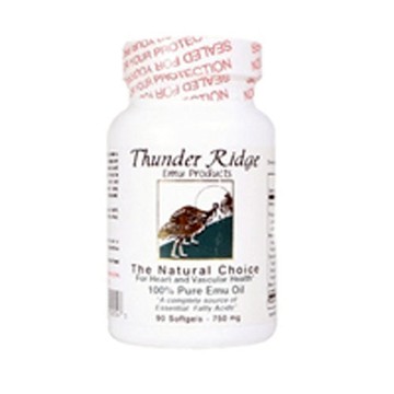 Emu Oil Gel Caps 90 ct by Thunder Ridge Emu