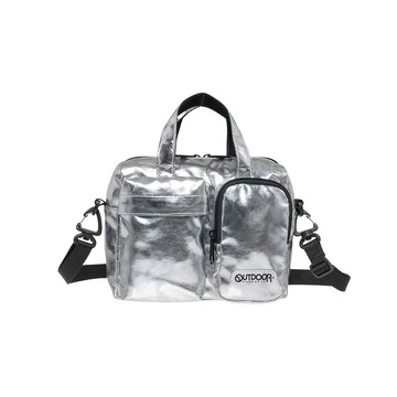 【OUTDOOR】風格前線系列迷你波士頓包-銀色 OD253116SL