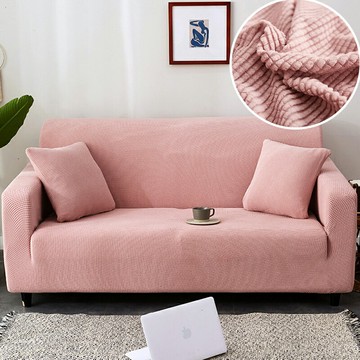 通用沙發套 加厚毛絨款彈力沙發套全包萬能套全蓋布藝海綿沙發罩通用型沙發布沙發罩