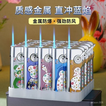 下殺價💖潮流打火機 卡通金屬直衝打火機 衝藍燄打火機 充氣打火機 防風打火機 禮物交換 個性卡通打火機 搖臂打火機可愛
