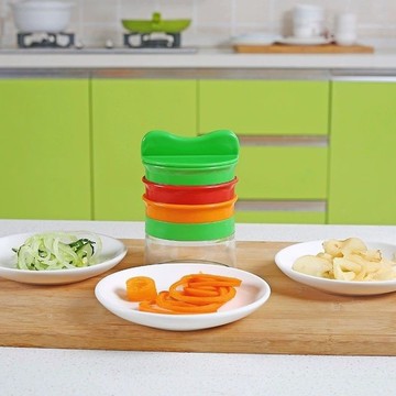 【唯家】切菜多功能切絲器螺旋刨絲器 手持式三合一旋轉切絲器 果蔬刨 刨絲器 蔬果切絲器 節瓜刨絲器 櫛瓜麵切菜器 刨絲刀