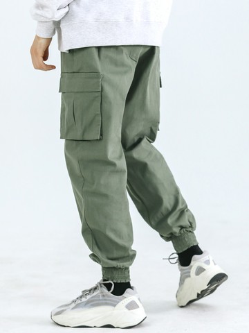 Utility Cargo Jogger Pants Khaki