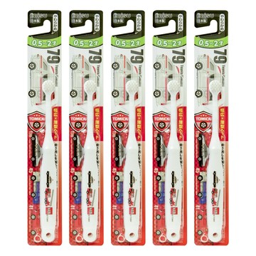 EBiSU 惠百施 TOMICA 兒童牙刷 0.5-2歲  顏色隨機  1入  5支