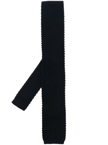 Brunello Cucinelli - long fine-knit tie - men - Silk - One Size - Blue