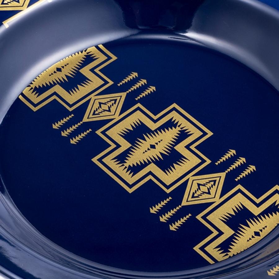 pendleton ペンドルトン エナメルプレート23cm 皿 食器 ホーロー 琺瑯 ネイビー 紺色 アウトドア