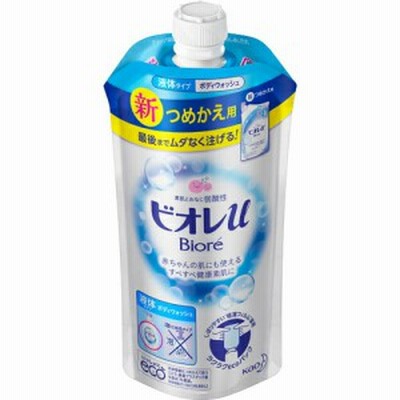 【２４個セット】【１ケース分】 ビオレu フレッシュフローラルの香り つめかえ用 340ml ×２４個セット　１ケース分 【dcs】
