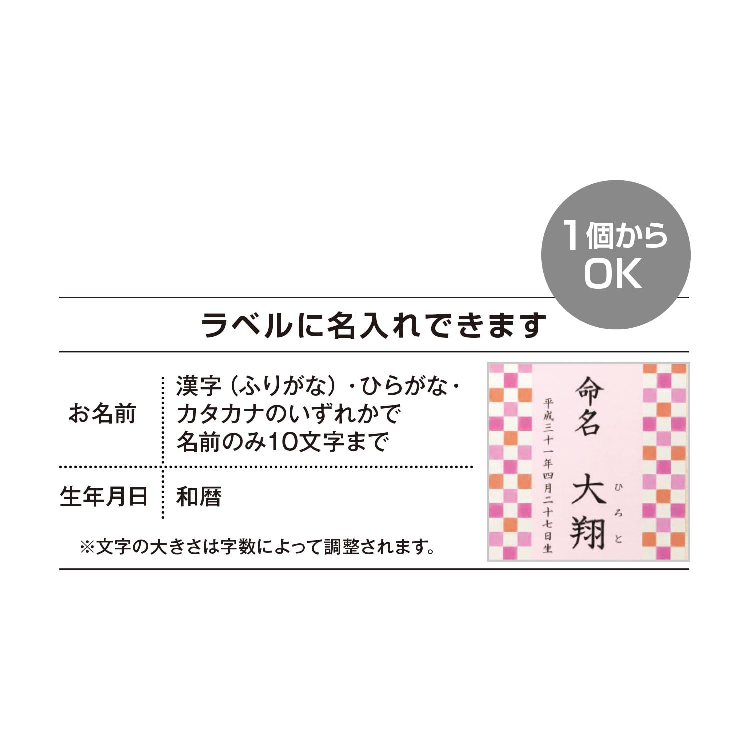 お子様名入り 紅白麺ギフト 慶びのめんめん