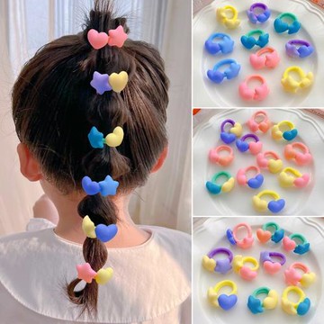 愛心星星兒童發圈寶寶毛巾圈不傷發皮筋女童馬尾辮子扎頭發飾頭繩
