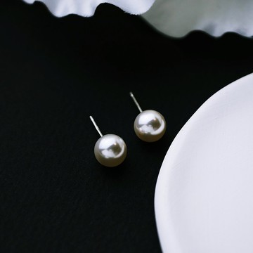 施華洛世奇水晶珍珠 耳針