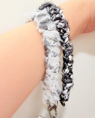 【毛毛系列】手機掛繩×小香風  短繩/提帶/溫暖舒適/小香風