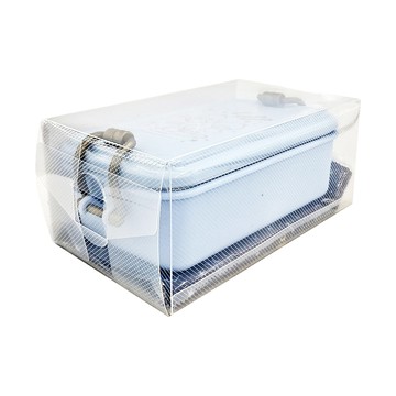 Sanrio 三麗鷗 LITTLE TWIN STARS 雙星仙子 不鏽鋼隔熱餐盒 Set 適用烤箱/蒸飯箱/電鍋  藍色  1個