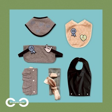 彌月精選好禮 2入組【CLARECHEN】 口水巾新生兒彌月禮_ baby boy 新生組