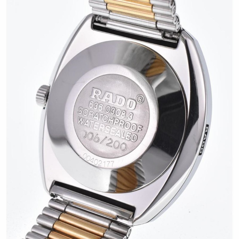 ☆美品【RADO】ラドー ダイヤスター 636.0308.3 クロノメーター 