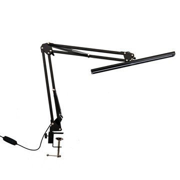 簡約長臂LED護眼檯燈 夾式檯燈 學生學習臺燈 USB供電 可調光節能夾式檯燈 可折疊檯燈