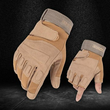 軍迷特種兵戶外黑鷹全指戰術手套格鬥防割登山防護運動半指手套男 雙11全館免運