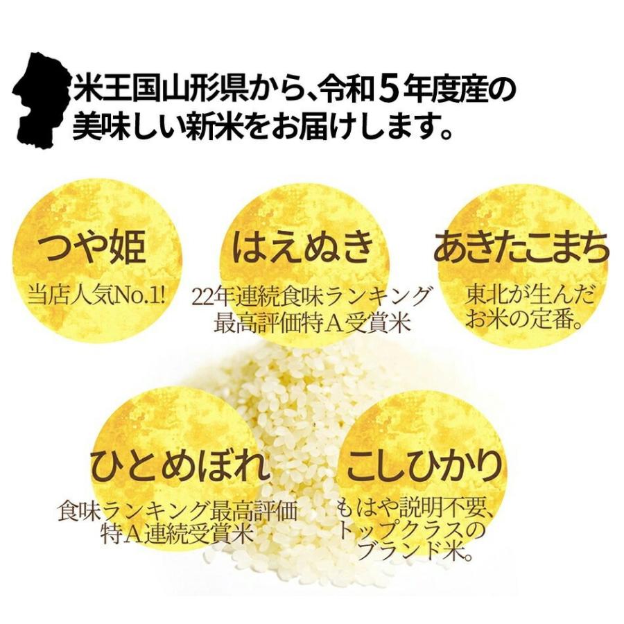 令和5年度 新米 山形県産 はえぬき 白米 10ｋｇ（5kg×2袋）22年連続最高金賞「特Ａ」受賞中 精米 ギフト 産地直送 送料無料 2023年産