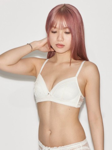 LOVIE, 蕾絲無鋼圈薄墊內衣