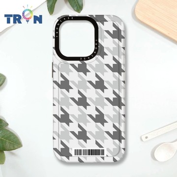 TRON IPHONE 16 PRO 三色千鳥紋 防摔 MAGSAFE 磁吸 太空載具殼 透黑 手機殼