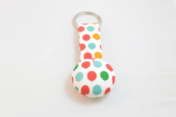 手感布釦鑰匙圈 - 氣球